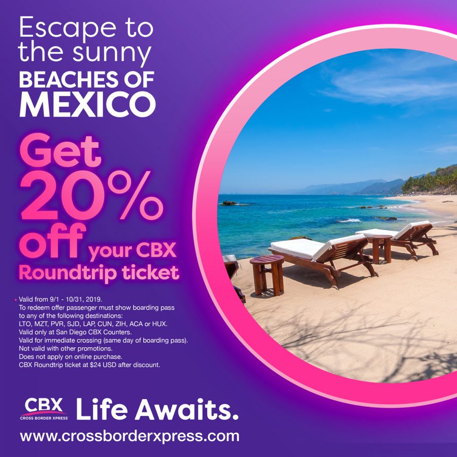 CBX promo Discover Baja Travel Club